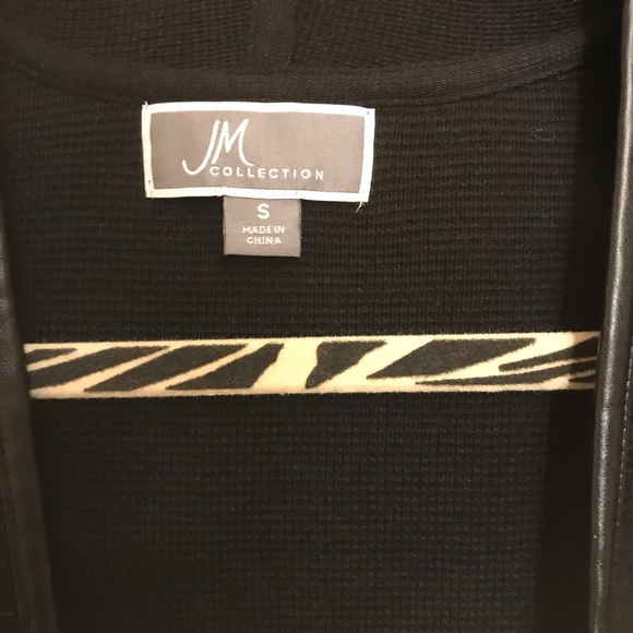 JM Collection Faux-Fur-Pocket Vest - Picture 4 of 4